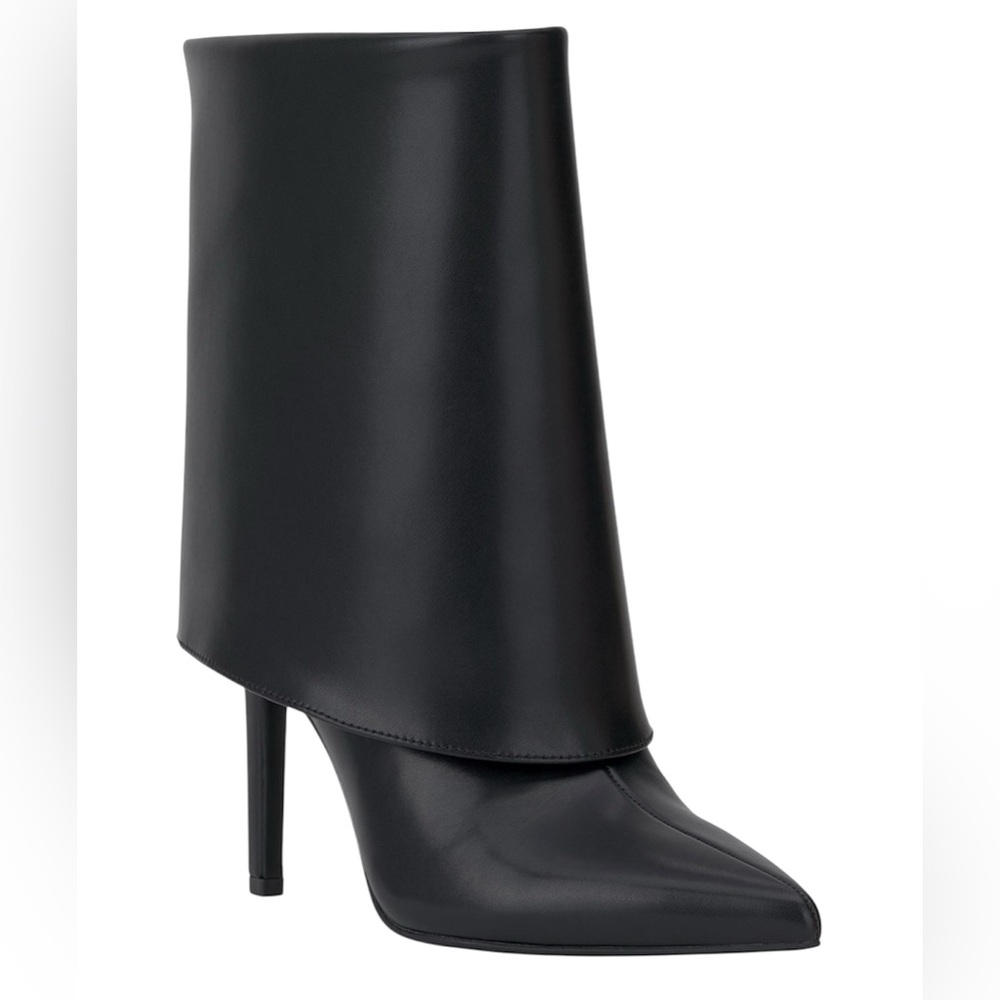 size 7.5 INC Elegant Black Women's Ankle Boots